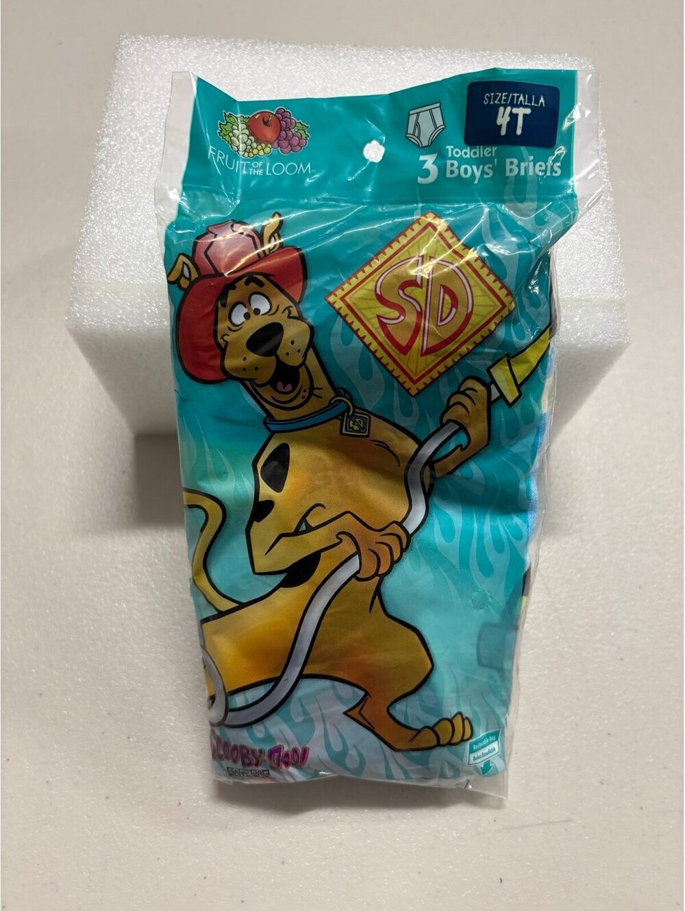 Scooby Doo 3 pair pack Brief Underwear Size 4T